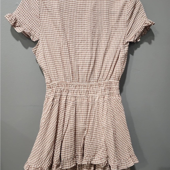 MABLE ,size S , Dress Brown and white color - Picture 4 of 7
